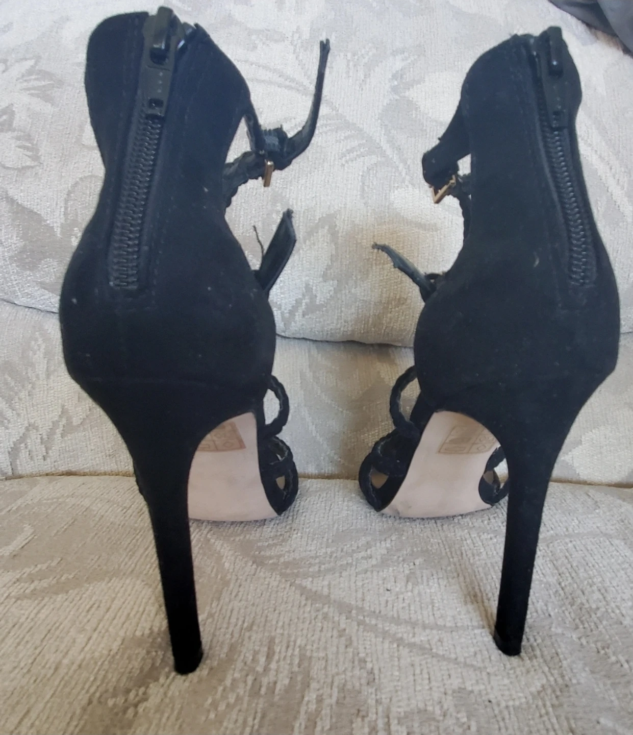 ALDO Size 6 - Black Strappy Heels - photo 5