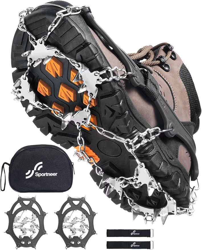 Sportneer Crampons/Ice Cleats - NEW