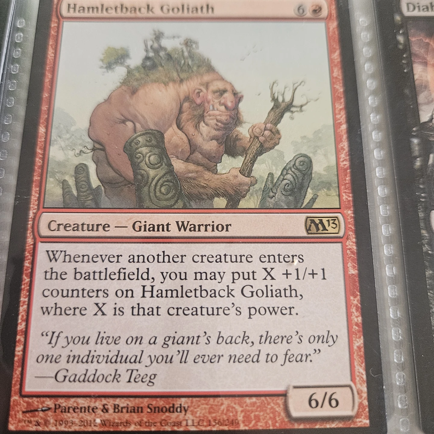 Hamletback Goliath Magic The Gathering Card