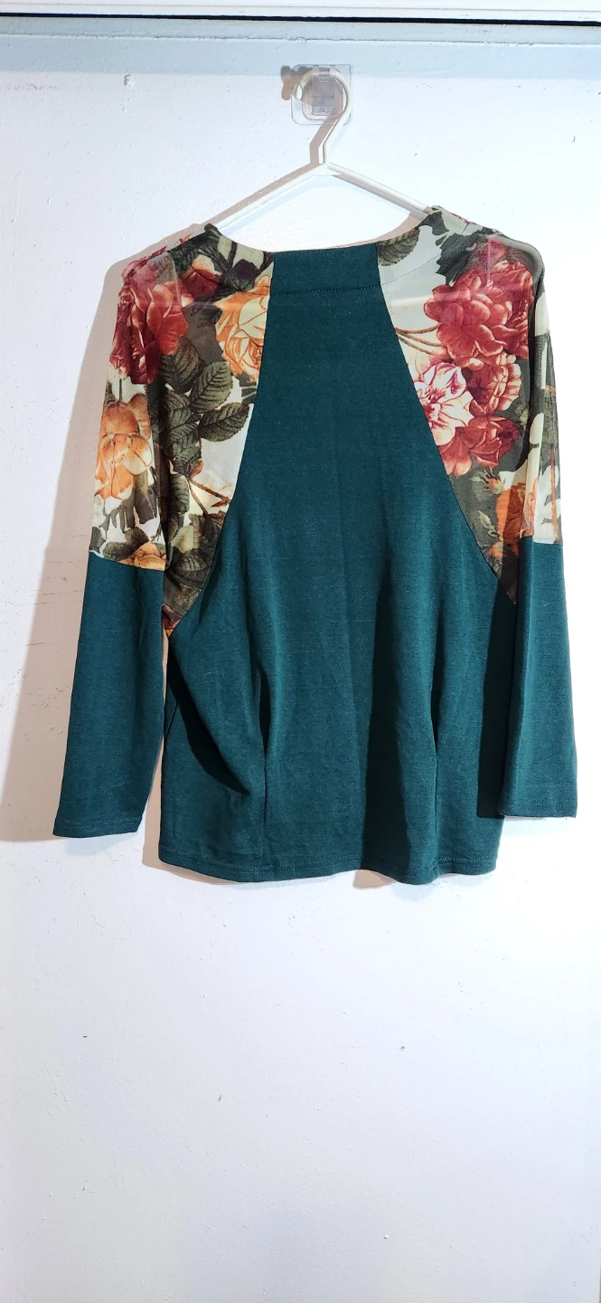 Floral Print Long Sleeve Top