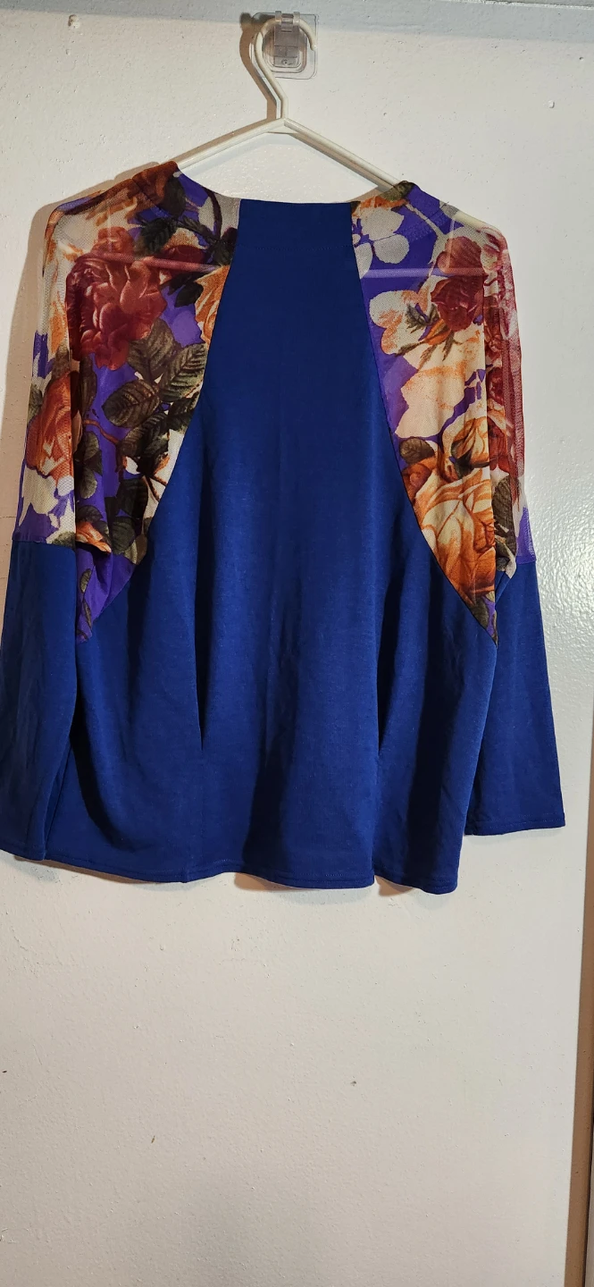 Floral Print Long Sleeve Top - photo 3