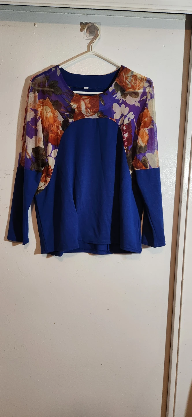 Floral Print Long Sleeve Top - photo 4