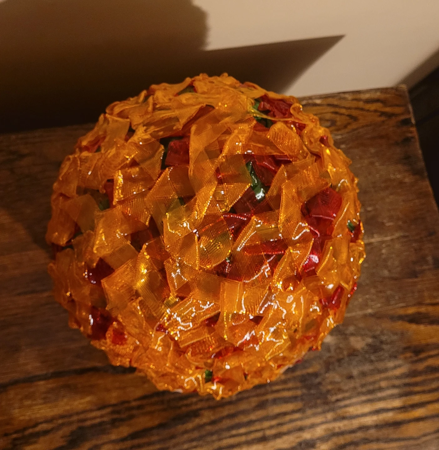 Lucite Spun Plastic Floating Orb Lamp Shade - photo 5
