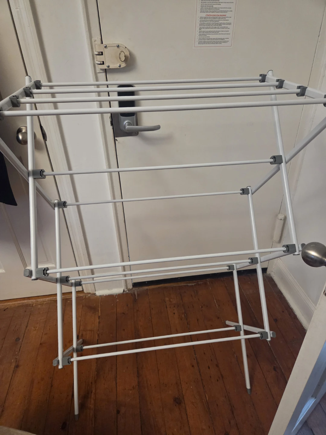 White Clothes Drying Rack