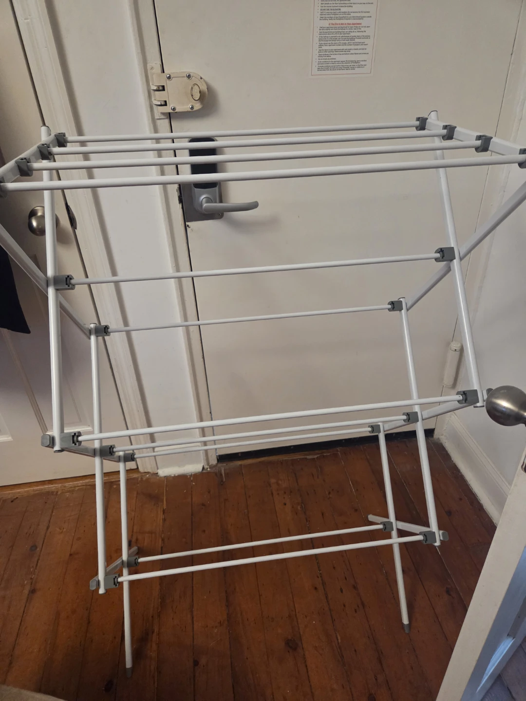 White Clothes Drying Rack - photo 2