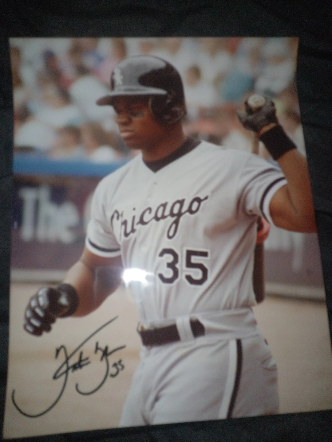 Frank Thomas Signed Chicago White Sox Photo
