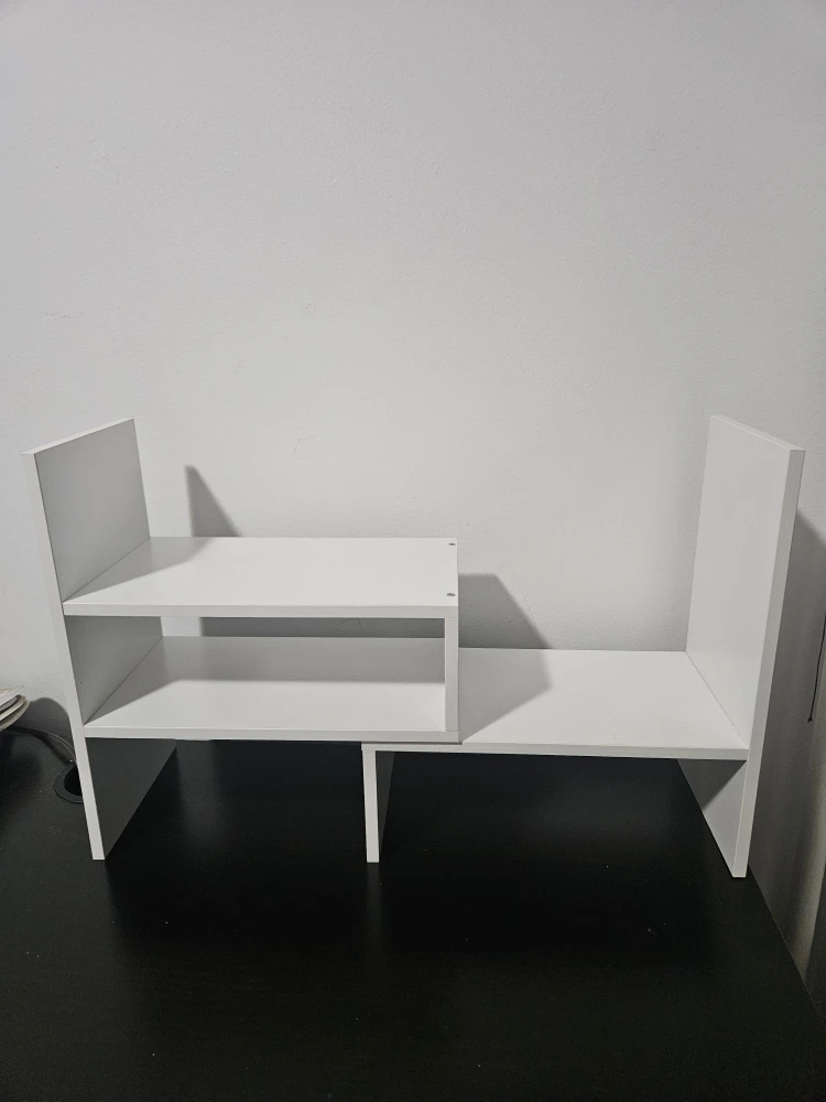 White Desktop book Shelf /Organizer