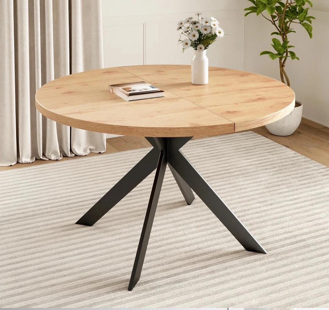 Kadison MDF Oak Round Dining Table - photo 2