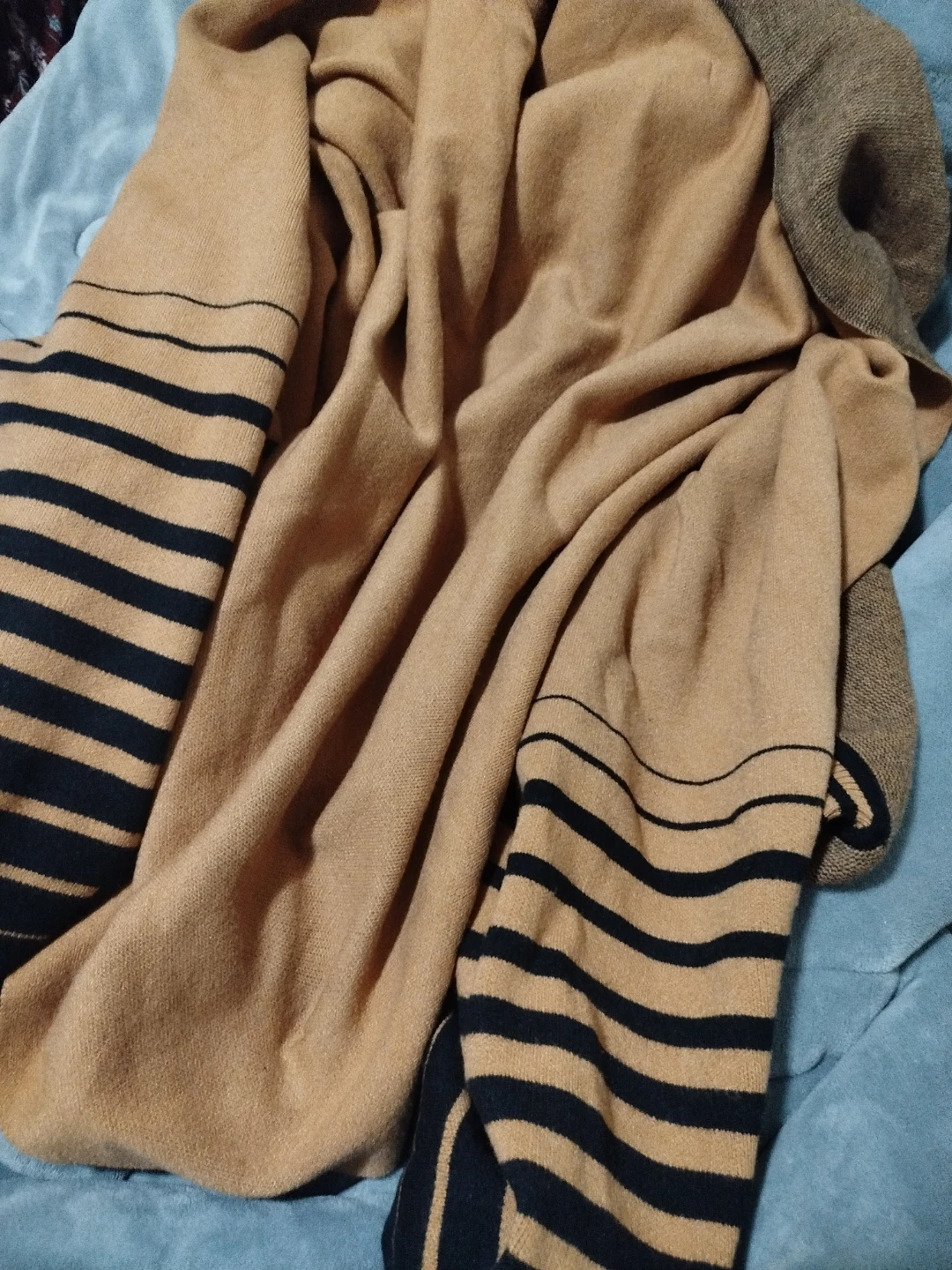 Striped Brown shawl