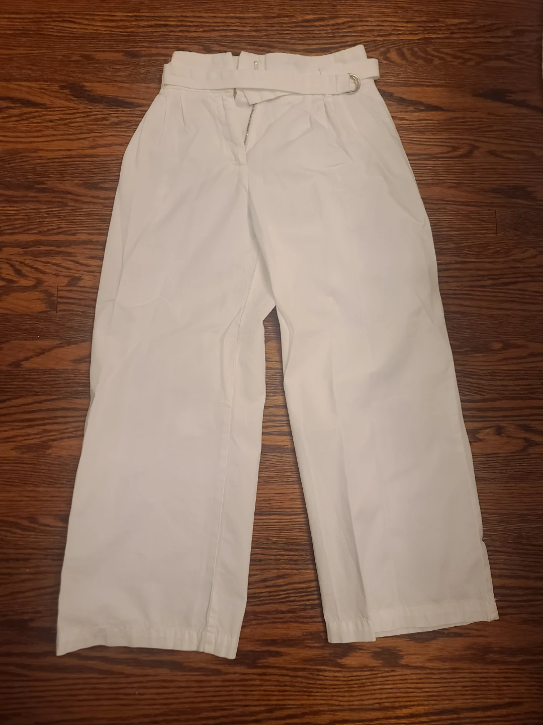 White Zara Wide Leg Pants - Size 10