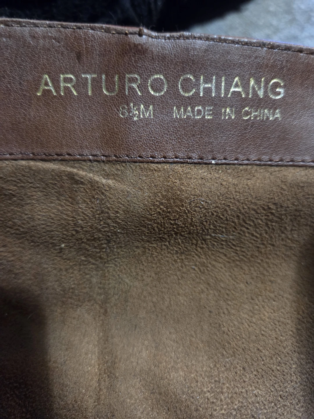 Arturo Chiang Brown Leather Buckle Straps Tall Boots Size 8.5 - photo 2