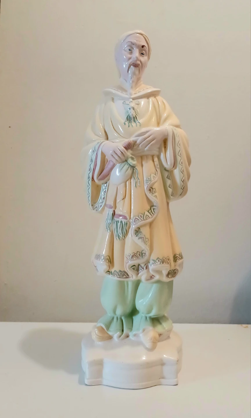 Vintage Holland Mold Ceramic Chinese Emperor Figurine