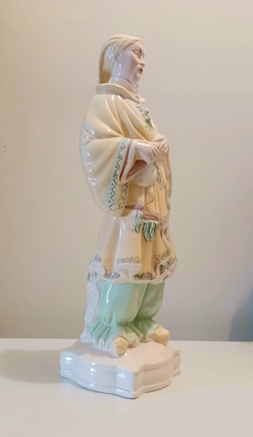 Vintage Holland Mold Ceramic Chinese Emperor Figurine - photo 2