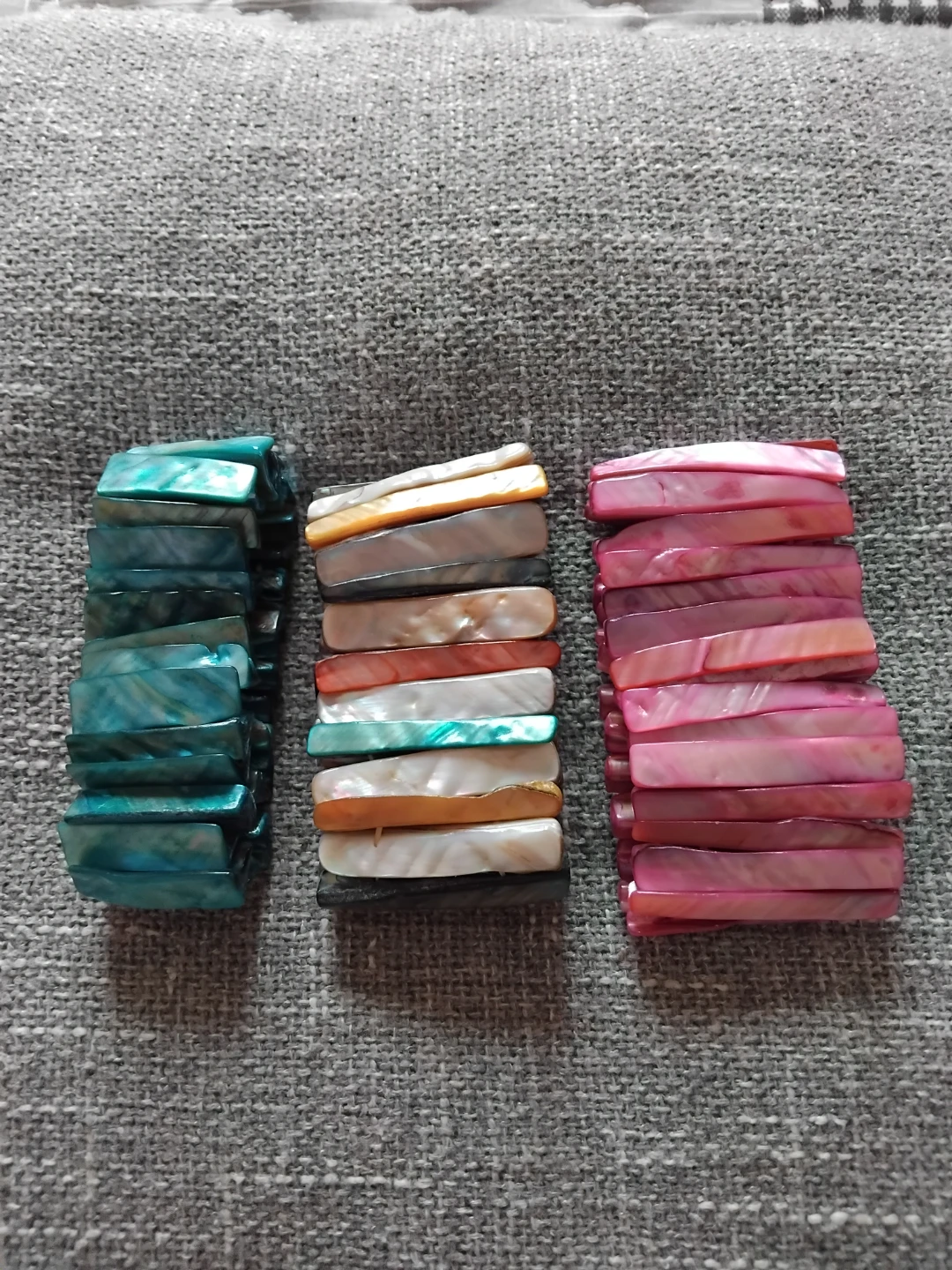 Shell Beaded Stretch Bracelets - Set of 4 - photo 2