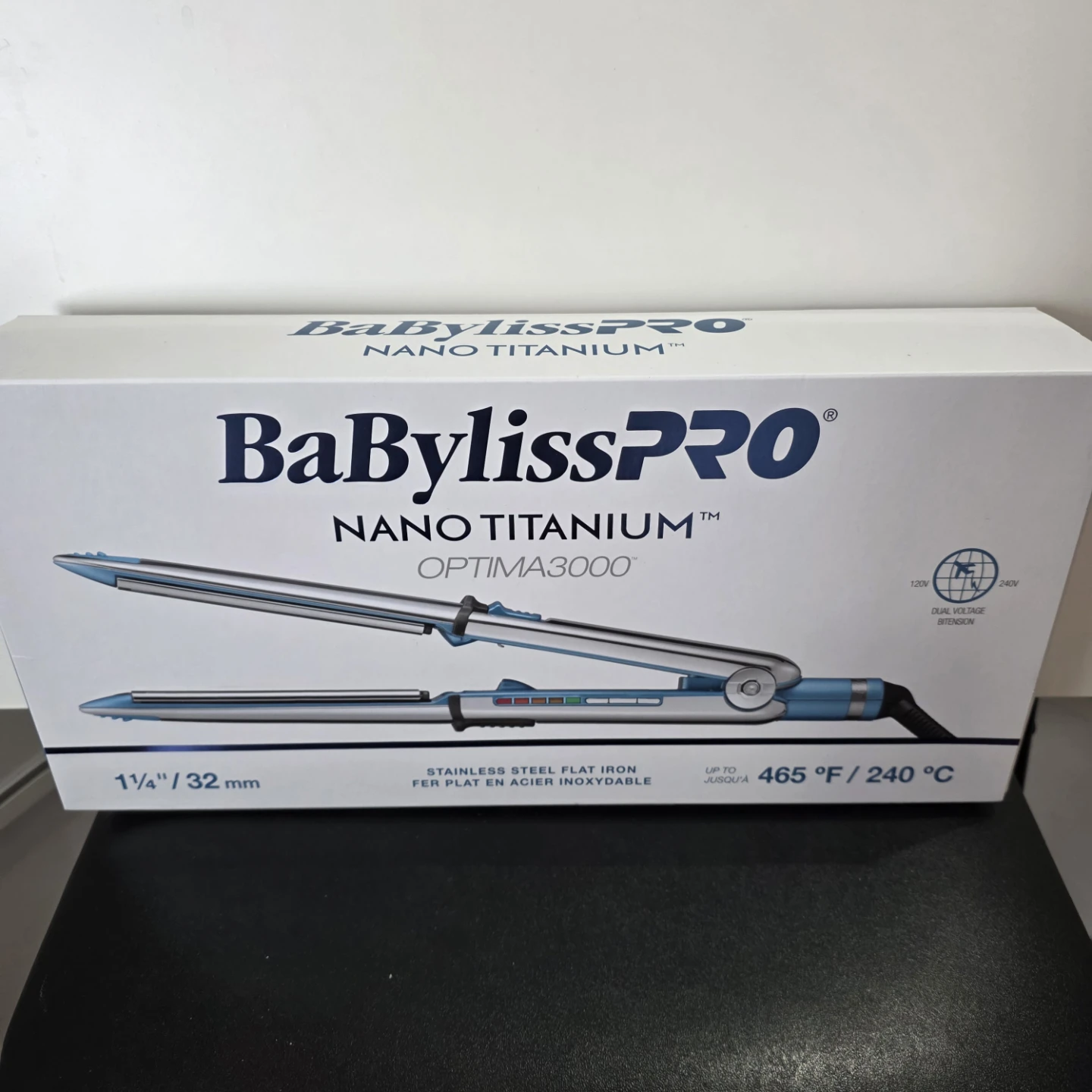 BaBylissPRO Nano Titanium Optima3000 Flat Iron