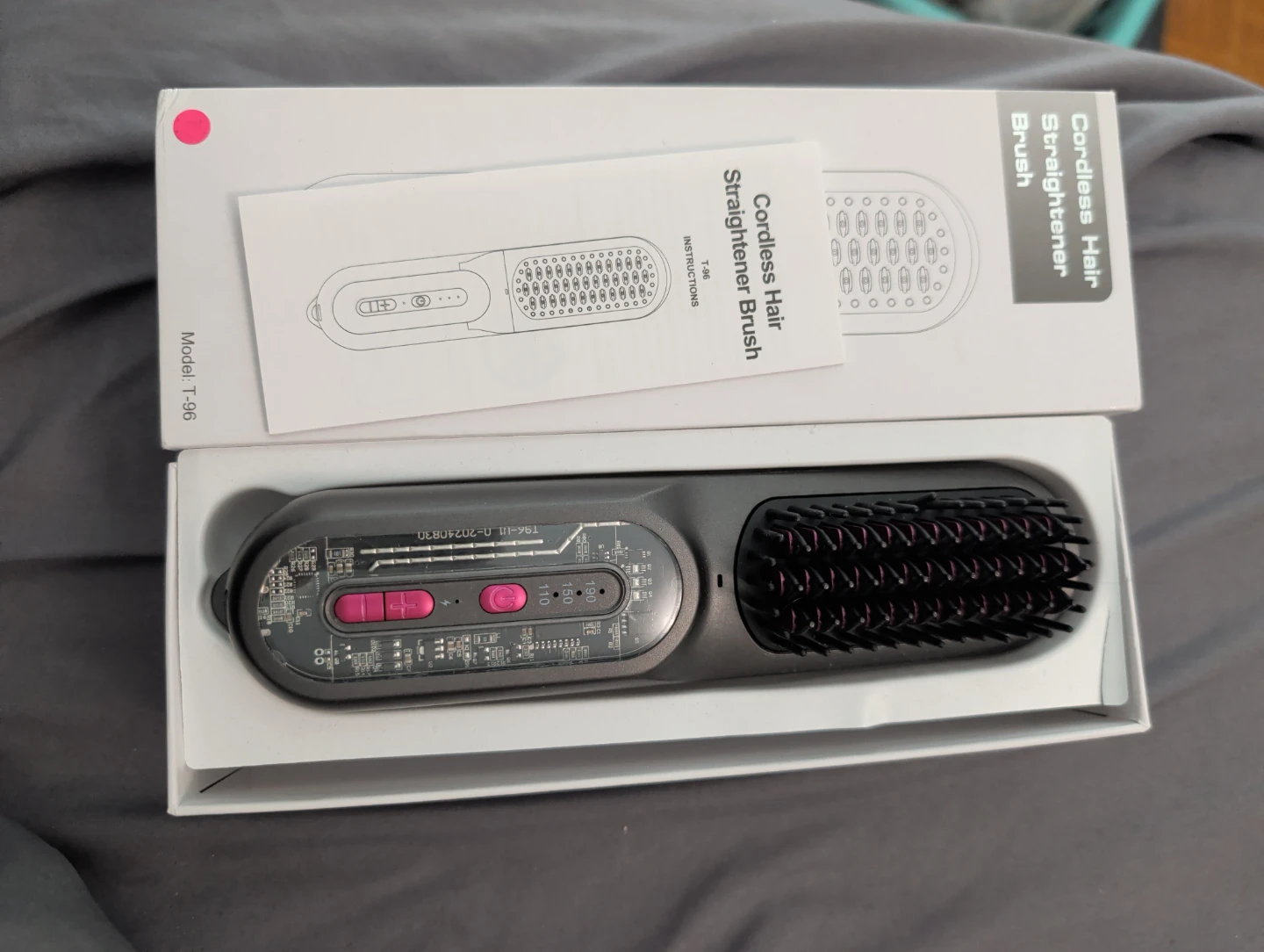 PDGOW Cordless Hair Straightener Brush - Model T-96 $25 obo - photo 4