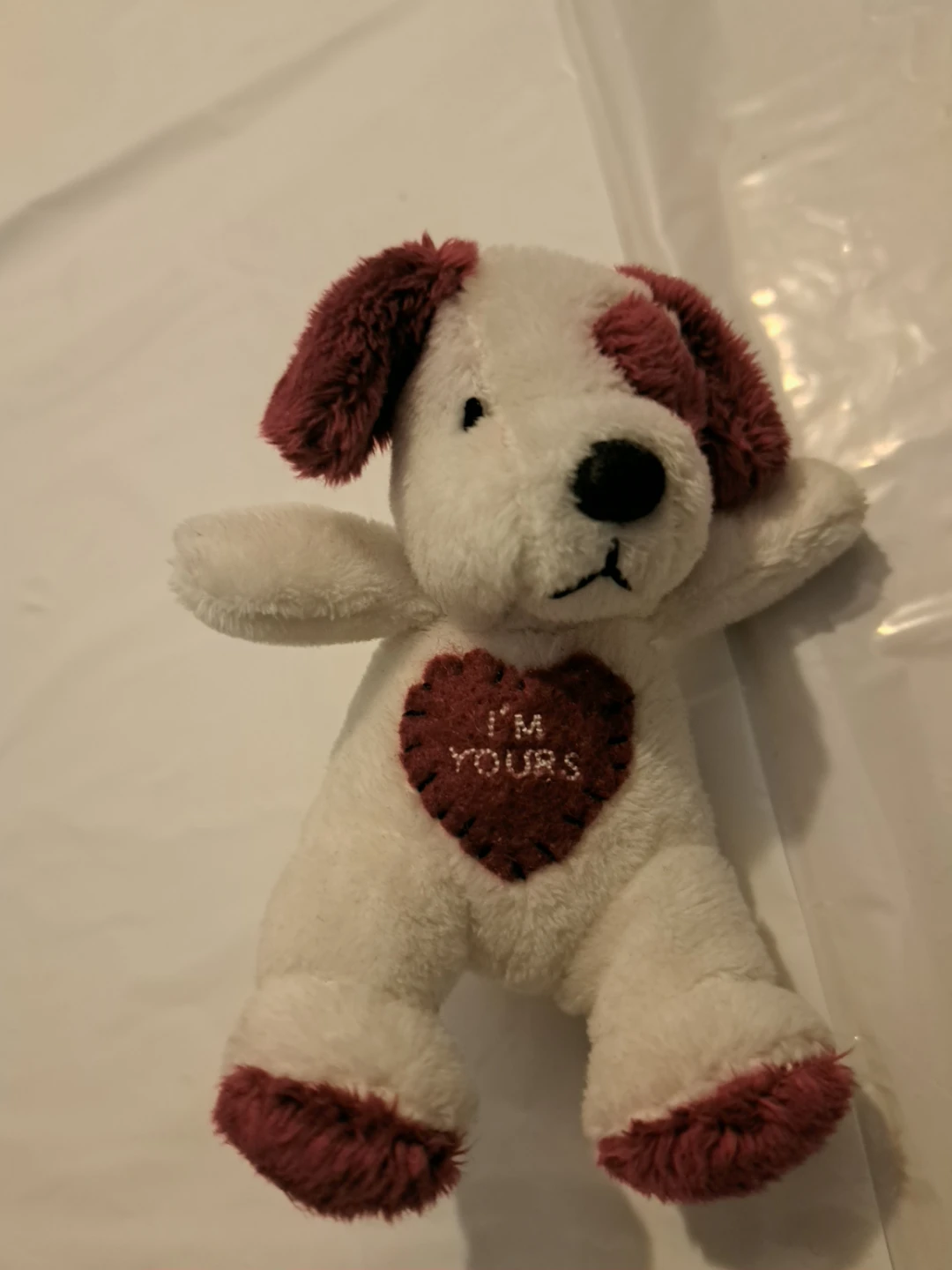 Set of 2 Plush Dog Toys 'I'm Yours'