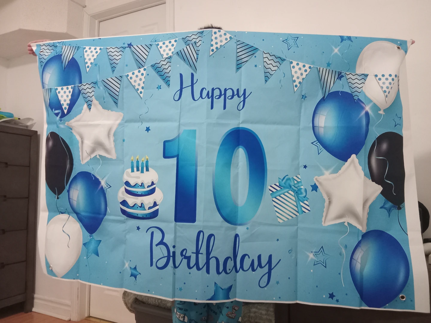 Happy 10th Birthday Banner