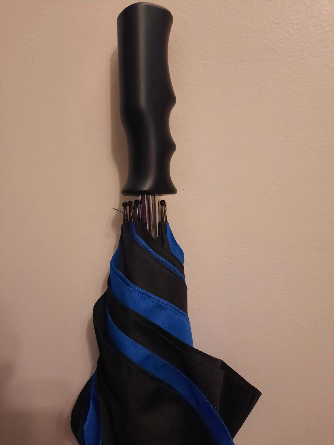Blue & Black Umbrella