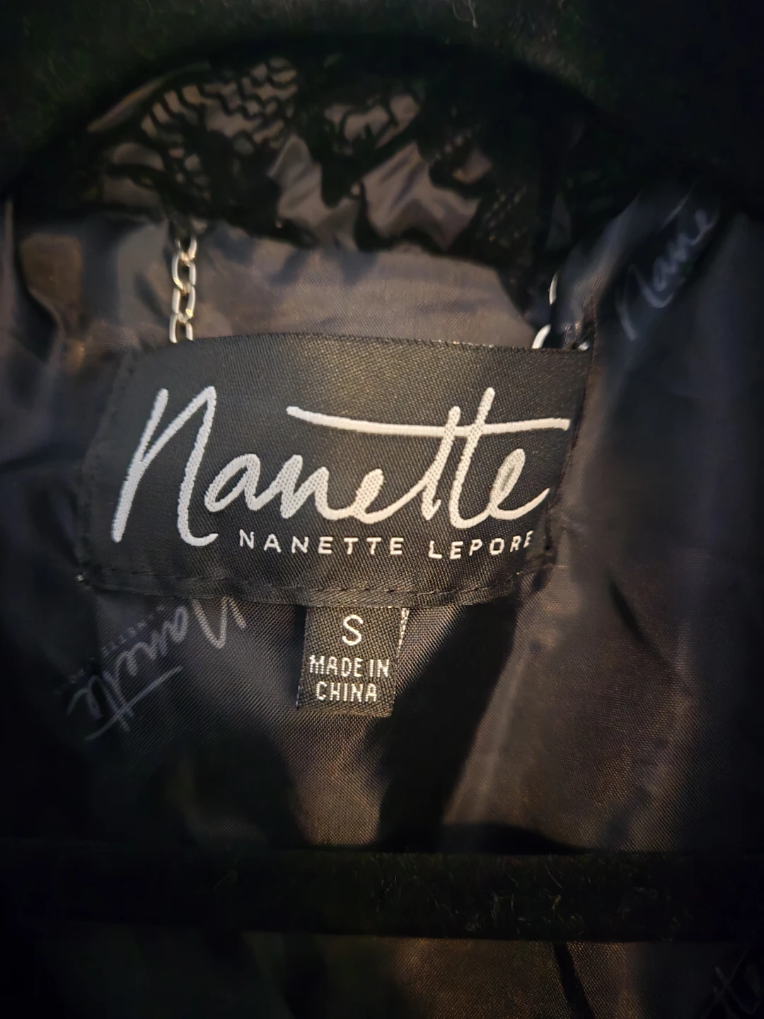 Nanette Lepore Black Puffer Jacket - Size S - photo 4