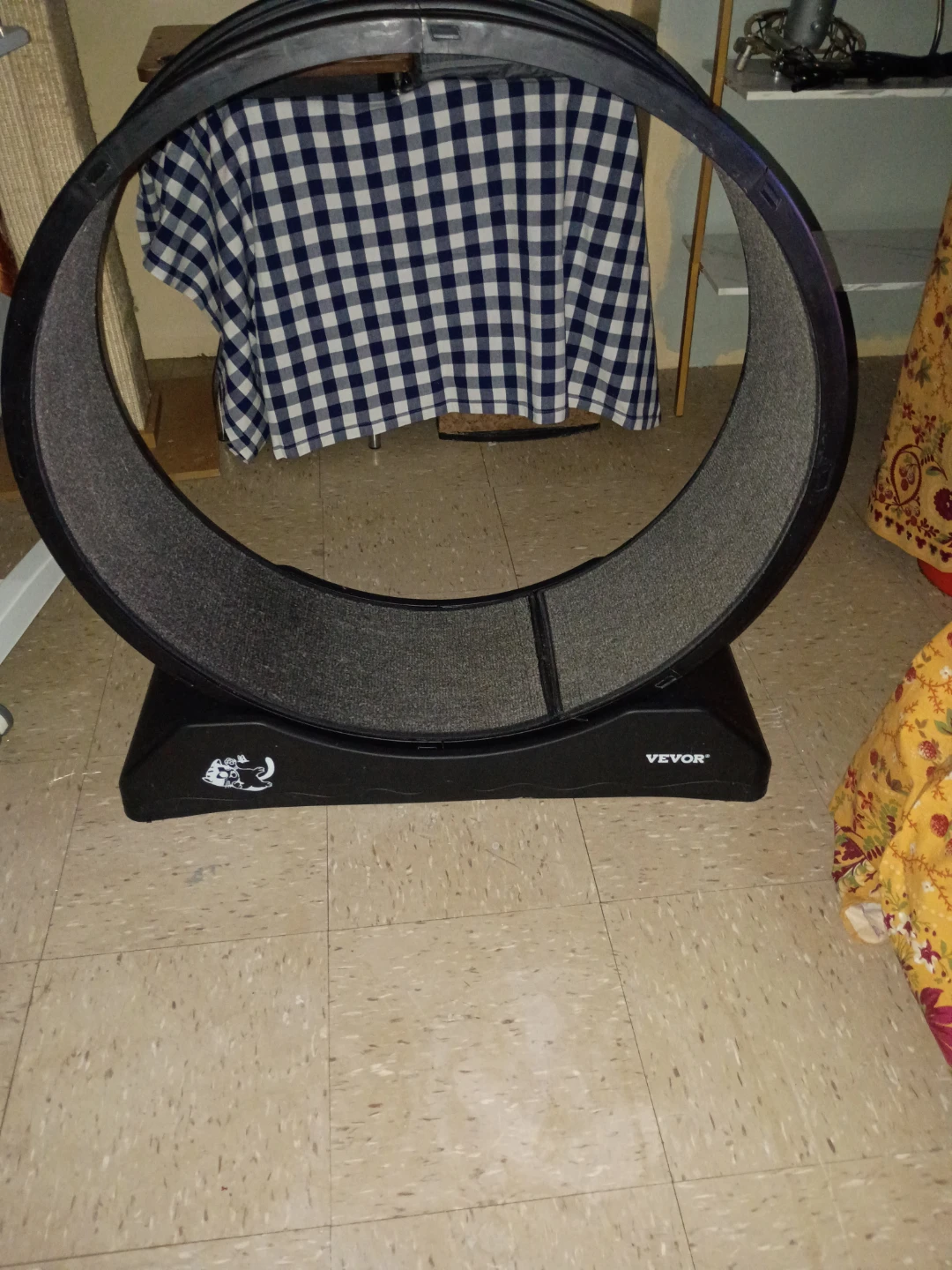 VEVOR Cat Exercise Wheel - Black
