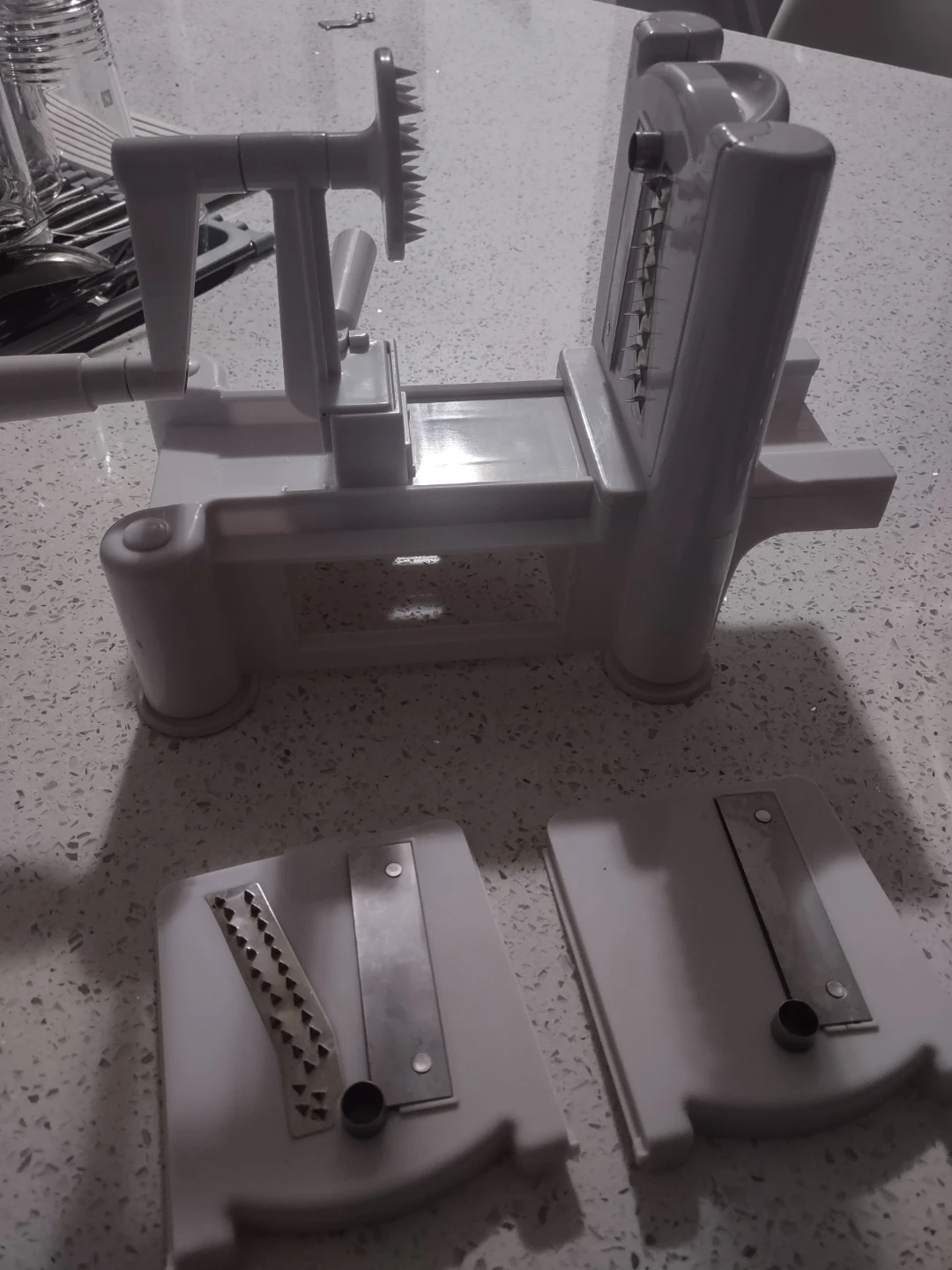 White Spiralizer Vegetable Slicer