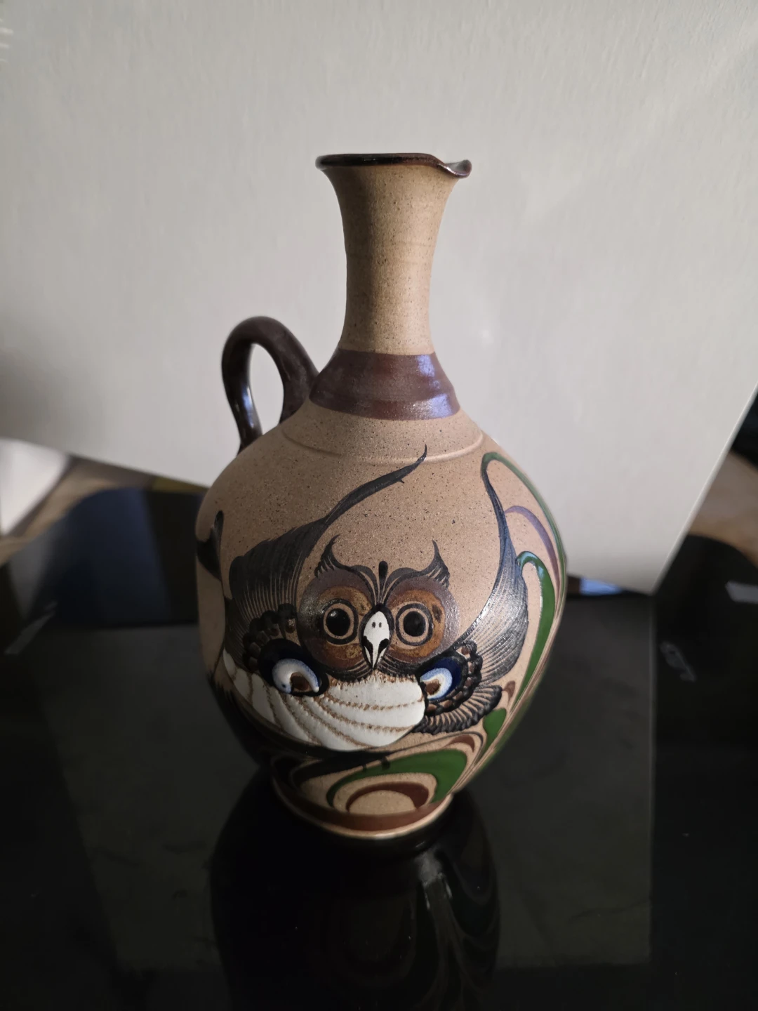 Exceptional Handcrafted Ceramic Vase with Owl Design 🏆 - photo 5