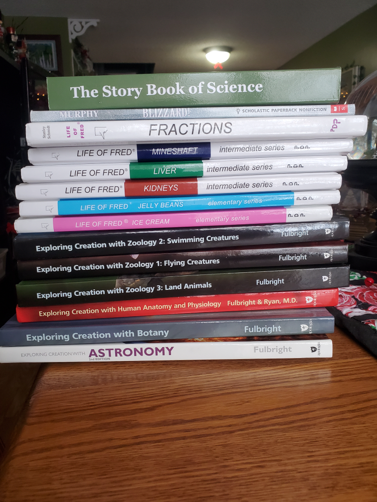 Stack of Educational Books - Life of Fred, etc - photo 2