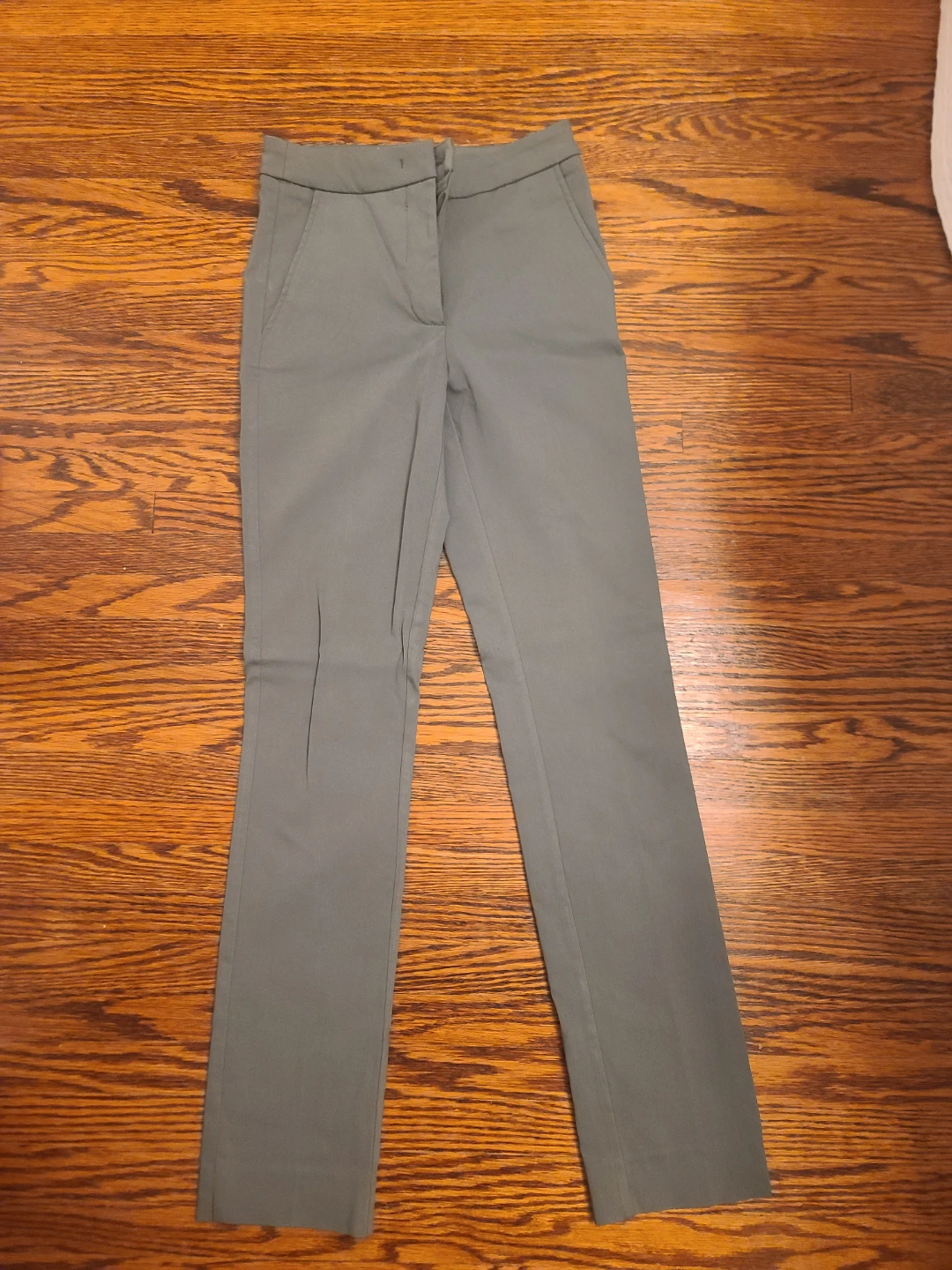 MNG Green Slim Fit Dress Pants Size 1