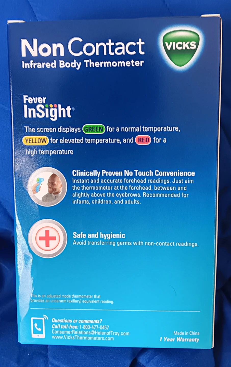 New Vicks Non Contact Infrared Body Thermometer - photo 2