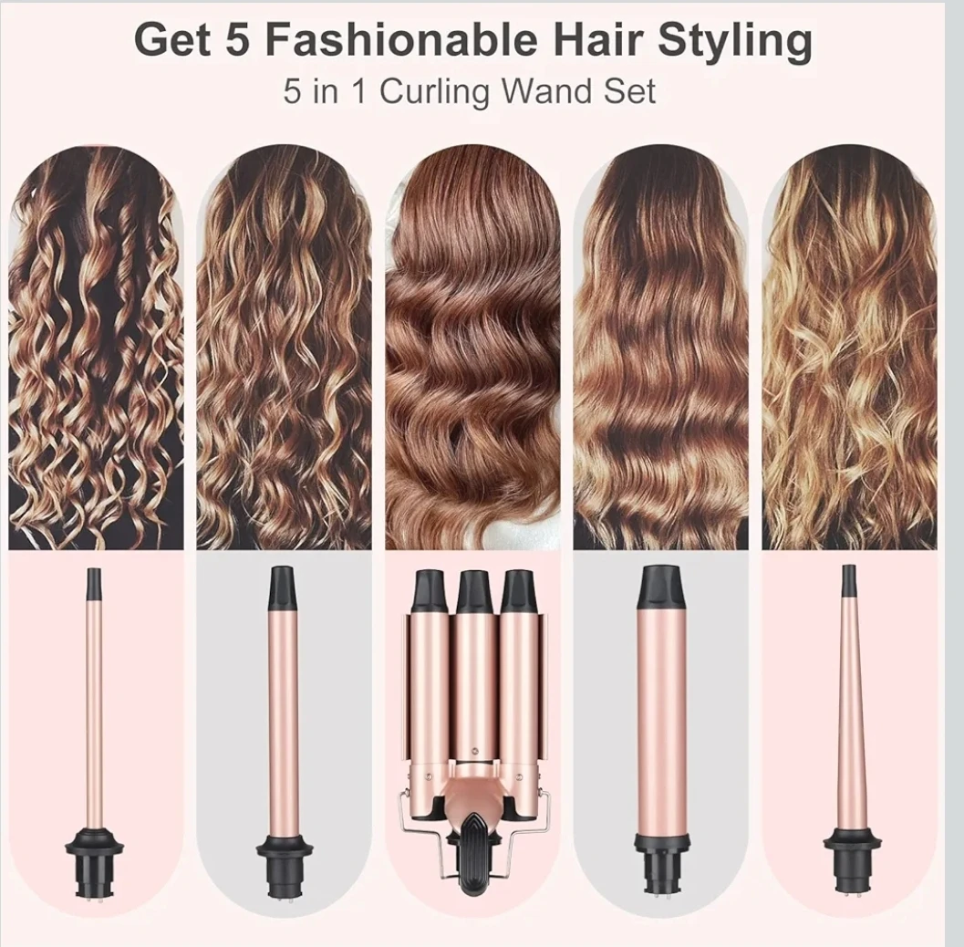5 in 1 Curling Wand Set - photo 2
