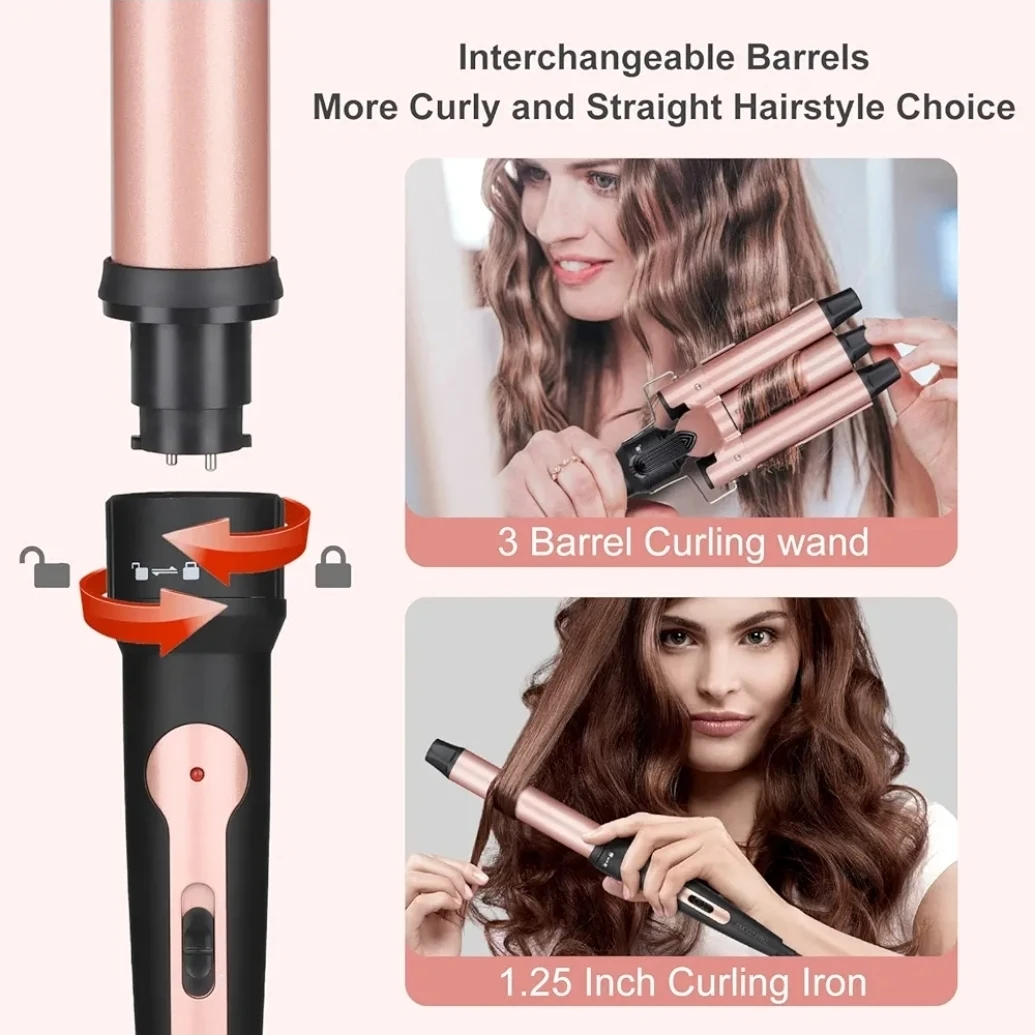 5 in 1 Curling Wand Set - photo 5