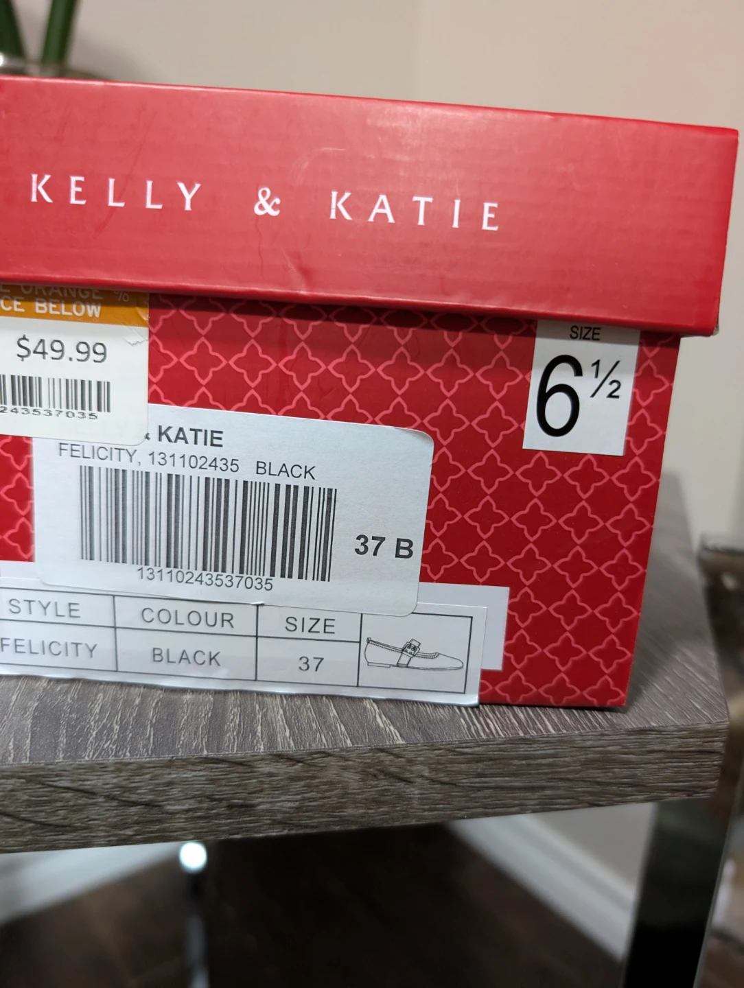 Kelly & Katie Women's Black Felicity Mary Jane Shoes Size 6.5