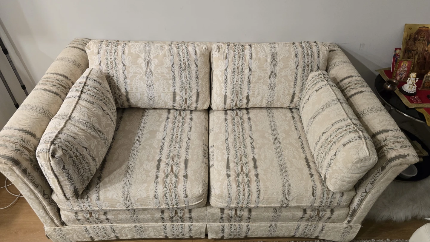 Patterned Loveseat Sofa