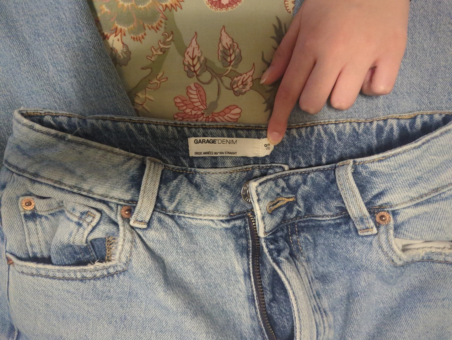 Garage Denim Roxy Ankle 90s Straight Jeans - Size 00 - photo 2