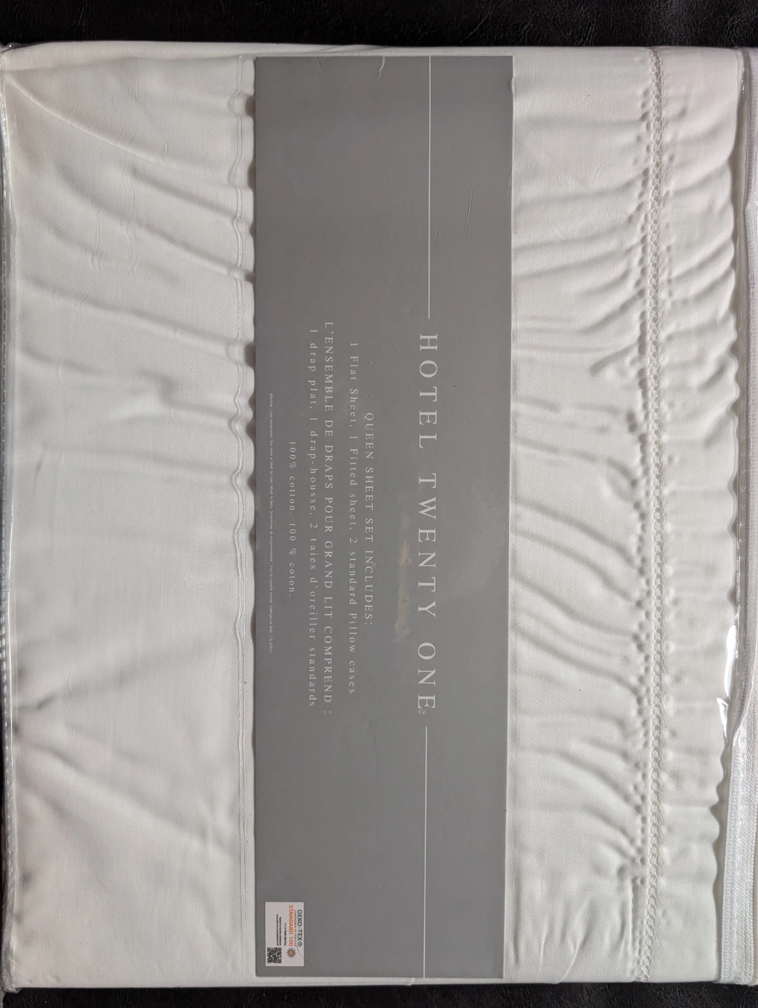 NEW Hotel Twenty One Queen Sheet Set - WHITE - photo 2
