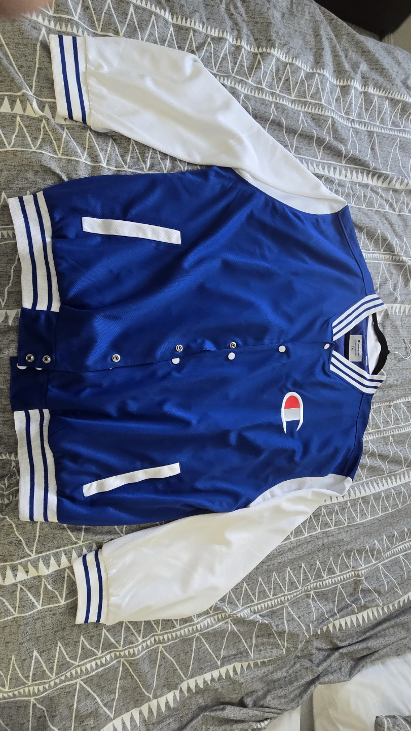 Champion Blue & White Varsity Jacket