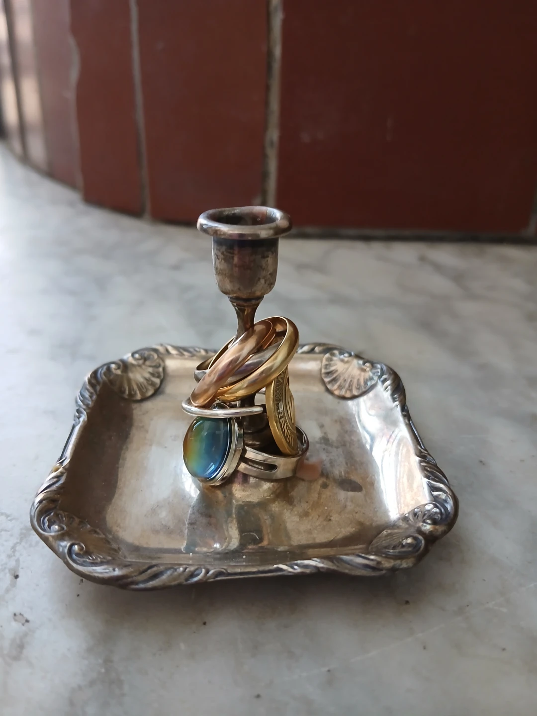 🥕 Petite candle holder sterling - photo 3