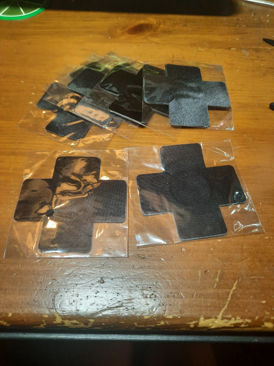Black Cross Nipple Covers