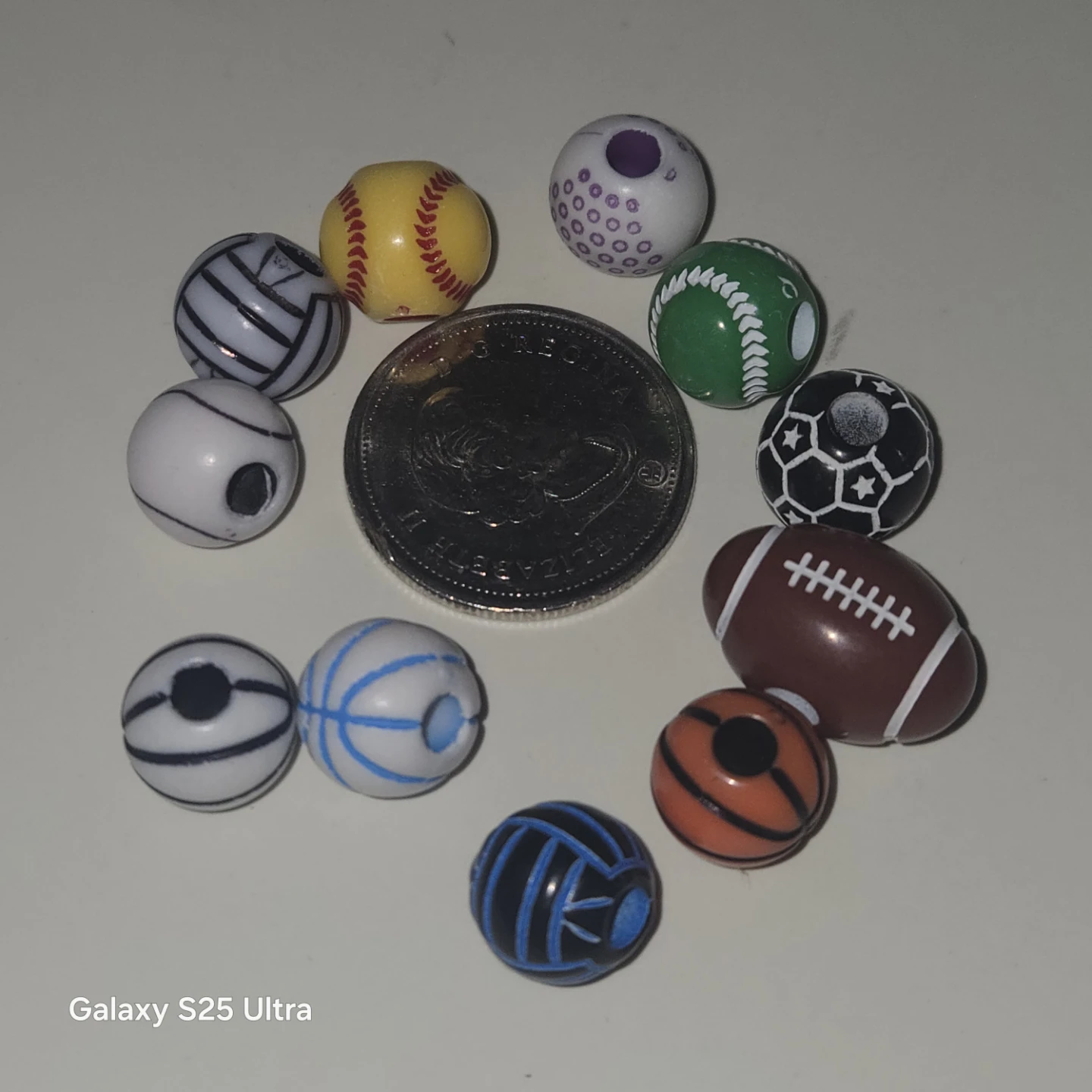 Sports Themed Beads
