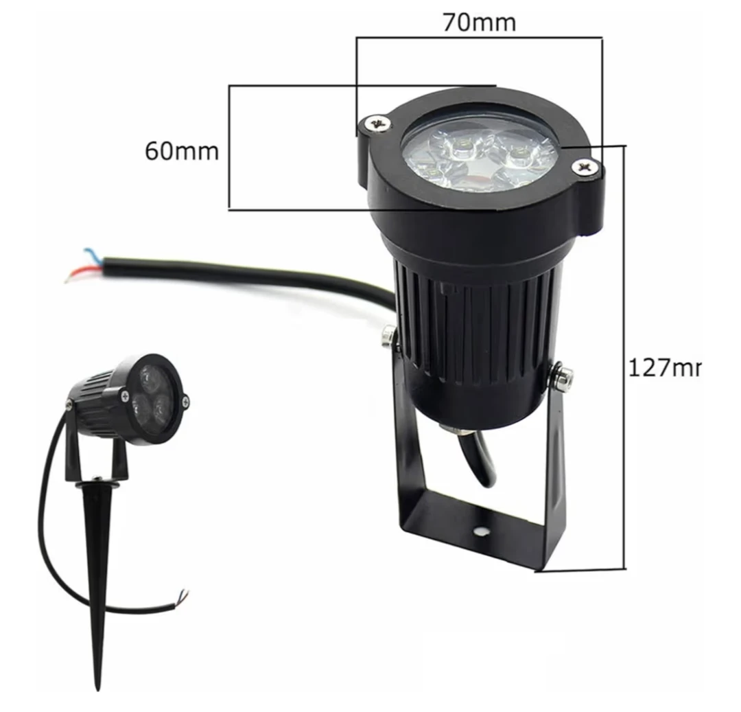 New- Waterproof LED Multi Colour Spotlight - photo 4