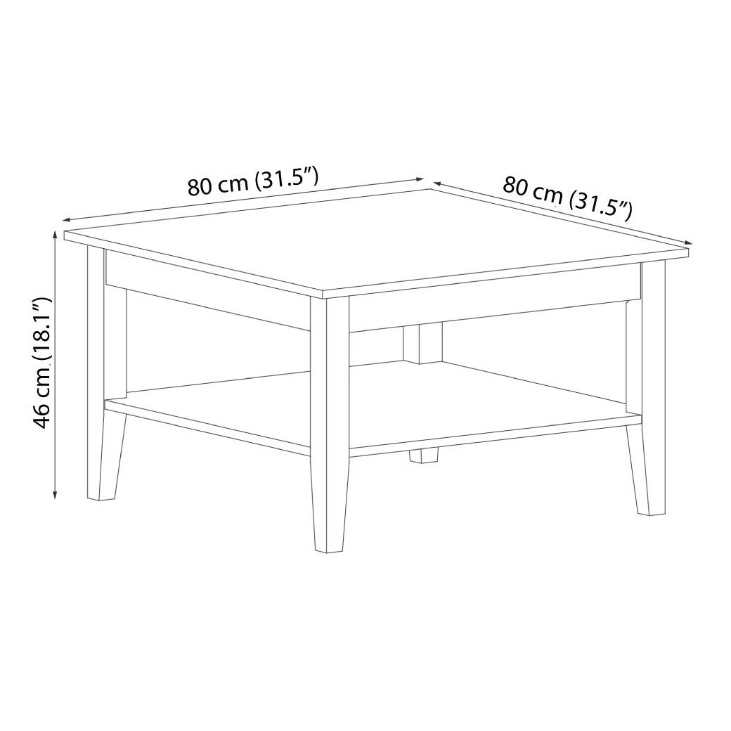 JYSK White Coffee Table - photo 3