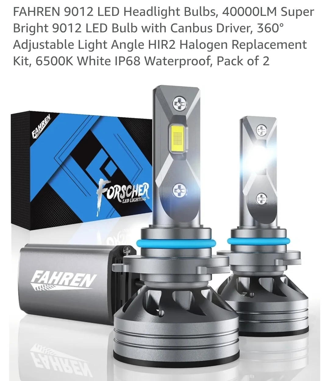 Fahren 9012 LED Headlight Bulbs