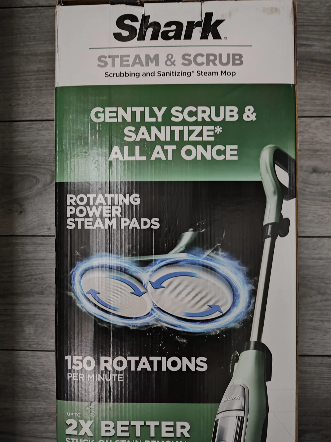 Shark Steam & Scrub Mop - Gently Sanitize - photo 2