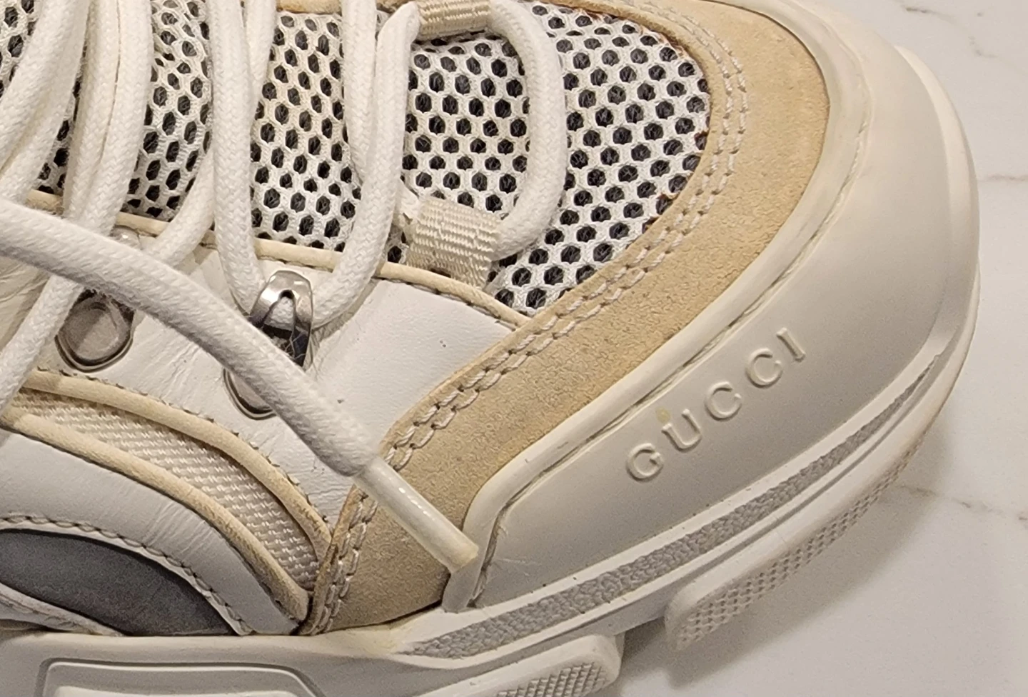 GUCCI FLASHTREK SNEAKERS 7.5 Mens size.