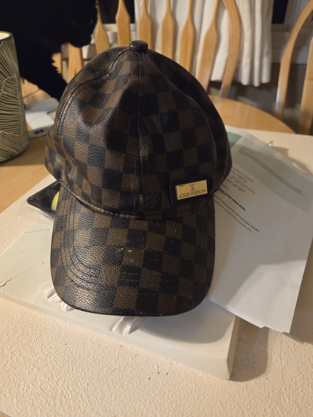 Louis Vuitton Damier Ebene Baseball Cap - photo 2