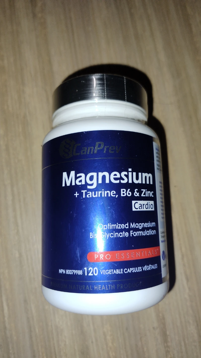 CanPrev Magnesium + Taurine, B6 & Zinc Cardio
