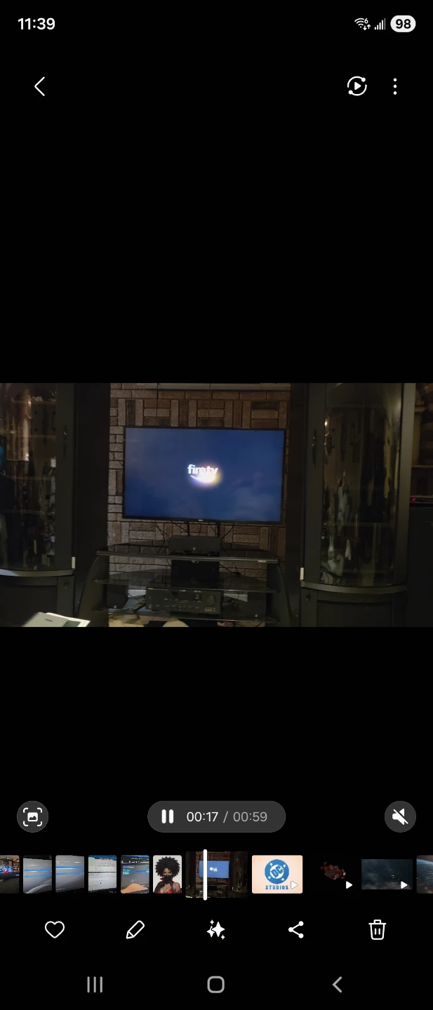 LG 43 inch NO LEGS with universal remote