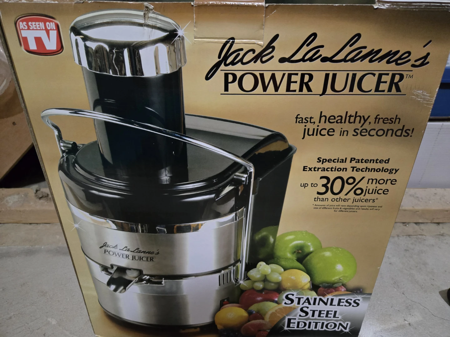 Jack LaLanne's Power Juicer - Stainless Steel Edition