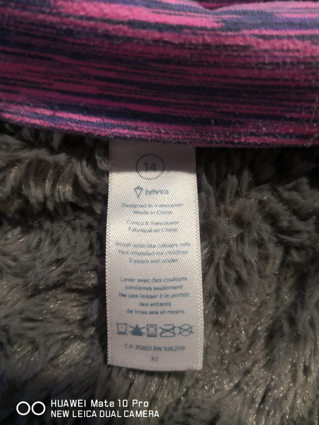 Ivivva Black Yoga Pants - Size 14